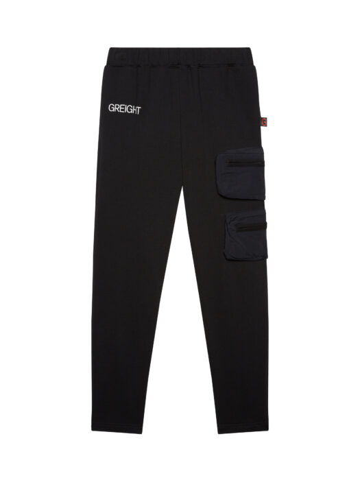 Greight sweatpants nylon details black